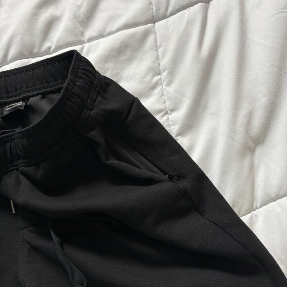 American Eagle Shorts Mens Size Medium Black Athletic Zip Pocket Drawstring AE - Picture 4 of 12